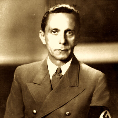 J. Goebbels, ministro de Propaganda de Hitler