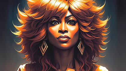 An illustration of Tina Turner