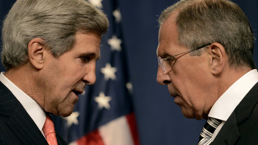 John Kerry y Serguéi Lavrov