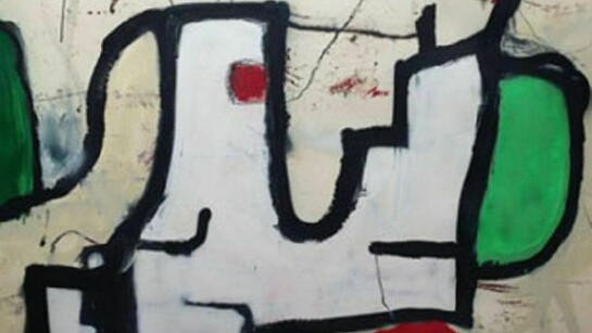 Chuck Webster, "Big One," mixed media on paper, 40 x 60 inches, 2013