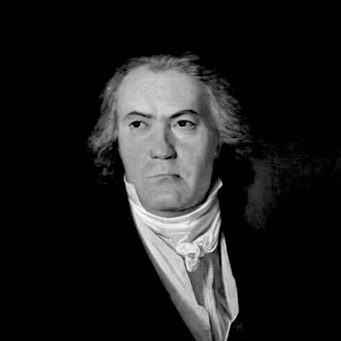 Beethoven em 1823, por Ferdinand Georg Waldmüller