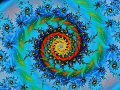 Fractal Mandelbrot, el más estudiado de los fractales. Lleva su nombre por el matemático Benoit Mandelbrot, 1924-2010