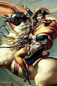 Napoleon Crossing the Alps by Jacques-Louis David