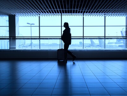 Despedida en el aeropuerto
