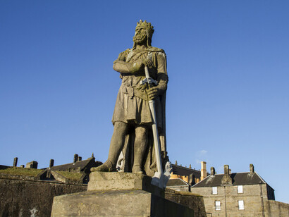 Stirling. Estatua de Robert The Bruce