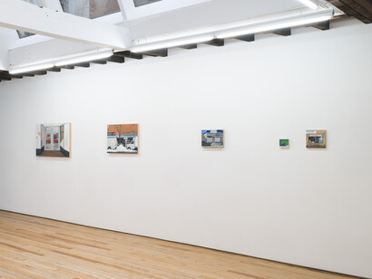 Nasir Young, Nowhere/Everywhere, exhibition view. Courtesy of Uffner & Liu Gallery