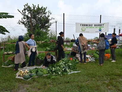 Local farmers' market, Nagaland - stimulating local economies can sustain livelihoods and ecological diversity @ Ashish Kothari