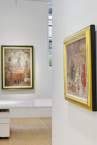 Leonora Carrington, Mythopoesis, exhibition view. Courtesy of Gallery Wendi Norris