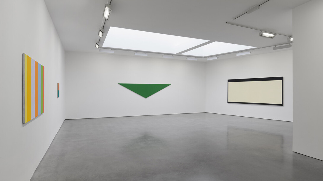 Peter Joseph, The early works, exhibition view. Courtesy of Lisson Gallery