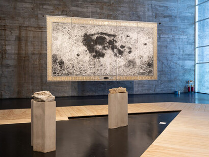 Formas das águas, vista da exposição. Cortesia do Museu de Arte Moderna do Rio de Janeiro