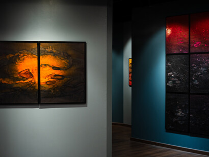 Phattharakorn Singthong, Fields of conditions, exhibition view. Courtesy of Number 1 Gallery