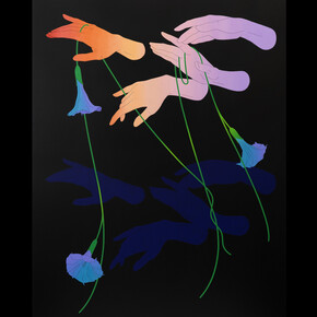 Aliza Morell, Sympathetic Magic, 2023, oil and acrylic on linen, 58x46 inches. Courtesy of the artist and Massey Klein Gallery