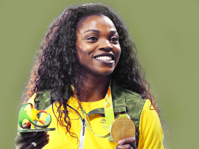Caterine Ibargüen, deportista colombiana de salto de longitud, salto de altura y triple salto