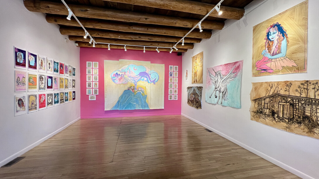 Swoon, Into the forest, exhibition view. Courtesy of Turner Caroll