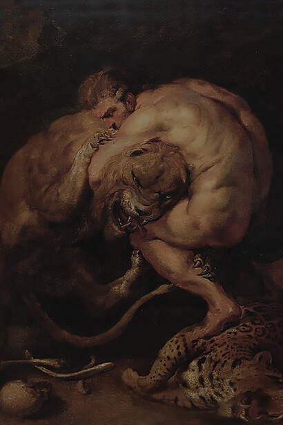 Heracles and the Nemea Lion, Peter Paul Rubens (1577–1640)