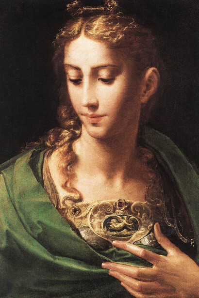 Parmigianino, Pallade