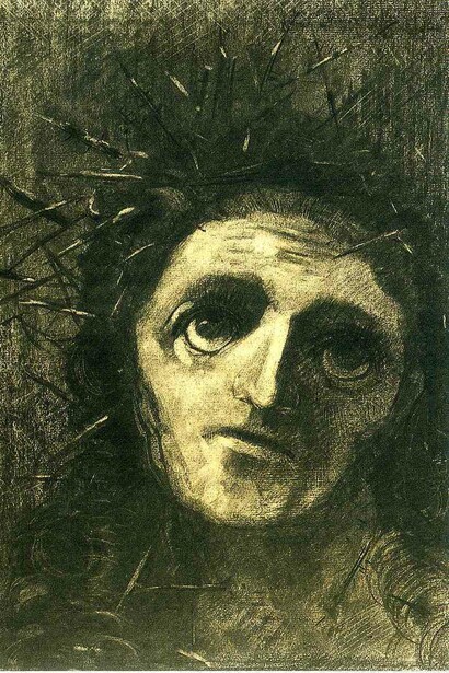 Odilion Redon. Christ