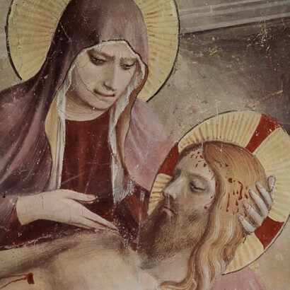Fra Angelico, Compianto sul Cristo morto, particolare