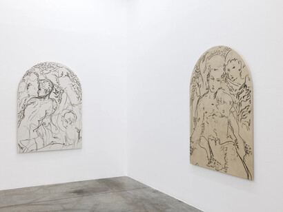 Malik Thomas Jalil Kydd, Garden of murmurs, exhibition view. Courtesy of Carbon 12