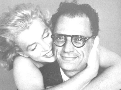 Marilyn Monroe embracing her "Daddy"