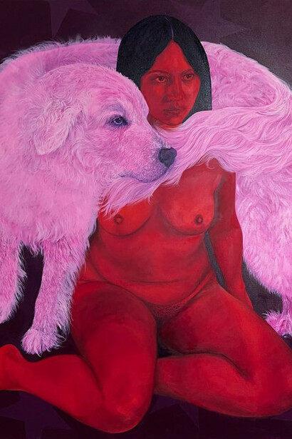 Joelle Nagy, Twin vigil, 2025. Courtesy of Ogden Museum of Southern Art