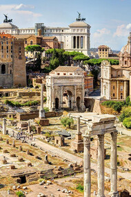 Roma, L'Arco di Tito nel Foro Romano