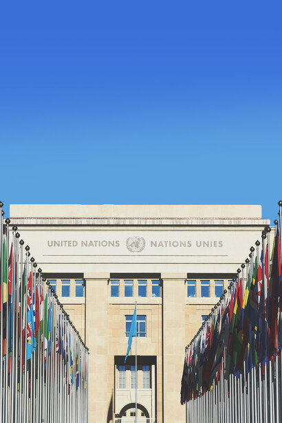 Palais des Nations, Avenue de la Paix, Geneva, Switzerland- The U.S. and Europe have become a battleground between right and wrong