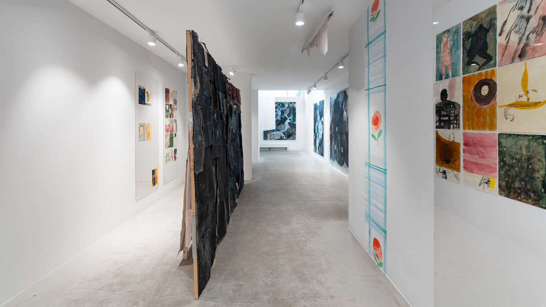 David Noro, Cards for sentiments, exhibition view. Courtesy of Althuis Hofland Fine Arts 