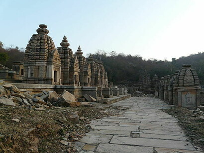 One outstanding feature of these shrines is that they are constructed using sandstone material without any use of mortar