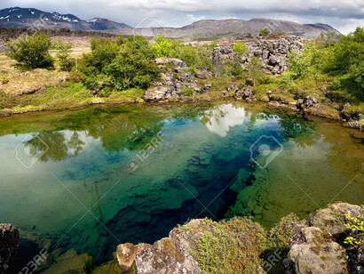 Lago en el Parque Nacional de Thingvellir