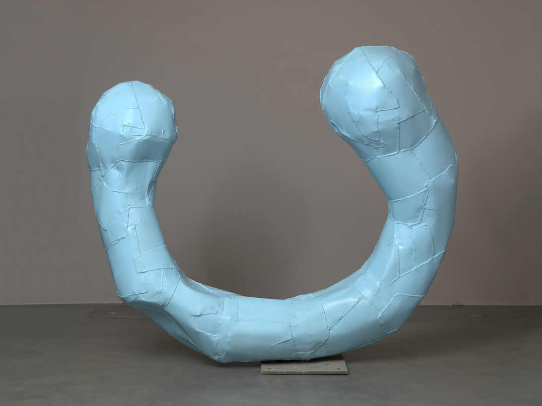 Franz West, Untitled, 2010, Lacquered aluminium, 180 x 210 x 60 cm (70 7/8 x 82 5/8 x 23 5/8 in.)