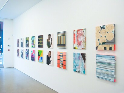 The Twenty by Sixteen Biennial, Exhibition view. Courtesy of Morgan Lehman Gallery