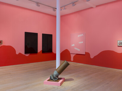 Everything falls faster than an anvil, Installation view. Courtesy Pace London