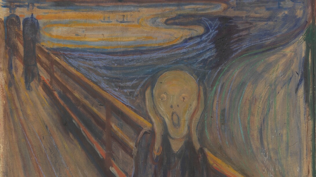 Edvard Munch, "L'Urlo", dettaglio, 1893, National Museum of Art, Architecture and Design, Oslo, Norvegia