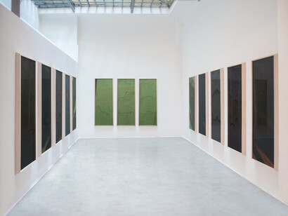Sophie Ko, Geografie Temporali, Terra, installation view, courtesy Galleria de' Foscherari