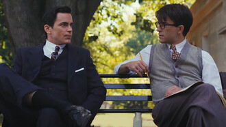 Jonathan Bailey and Matt Bomer from the TV show Fellow Travelers