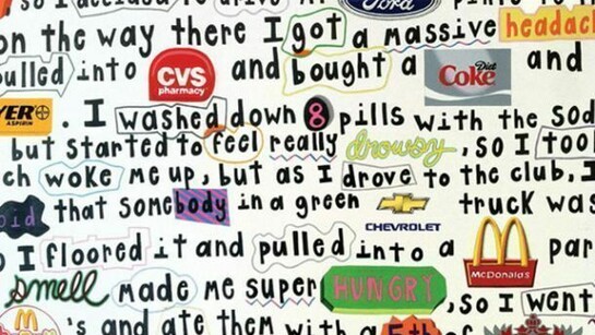 Butterfly (Detail), 2013, Colored pencil and graphite on paper, 75.75 x 60 inches