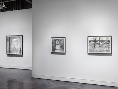 John Moore, Charcoals, exhibition view. Courtesy of Locks Gallery