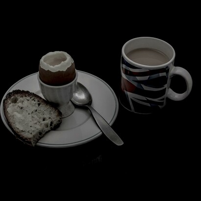 Para desayunar, huevos patrióticos