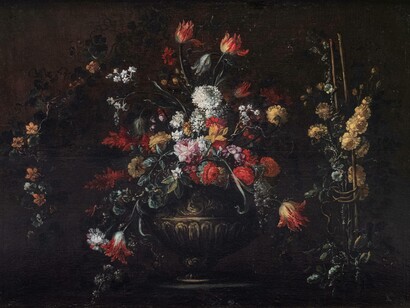 Elisabetta Marchioni, Pair of flower still lifes 