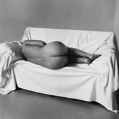 Peter Hujar, Reclining Nude on Couch, 1982