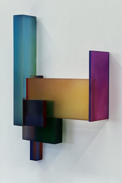 Greg Chann, Wall stack I, 2024. Courtesy of Denise Bibro Fine Art