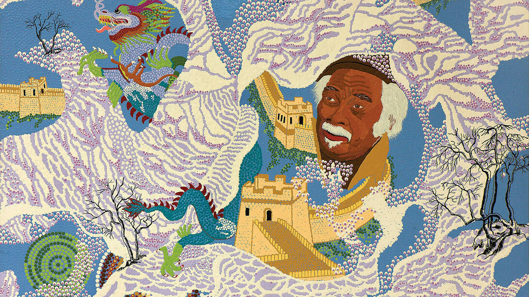 Our story, aboriginal–chinese people in Australia, artwork in exhibition. Courtesy of the National Museum of Australia