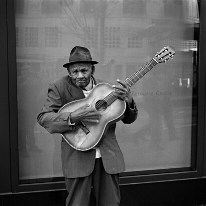 Bluesman (detail), Downtown Houston, 2008. Courtesy of Catherine Couturier Gallery