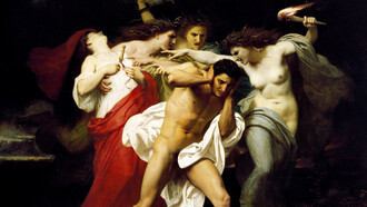 «Orestes perseguido por las Furias»,1862. Óleo sobre lienzo. Museo de Arte Chrysler, Norfolk, Virginia, EE.UU.