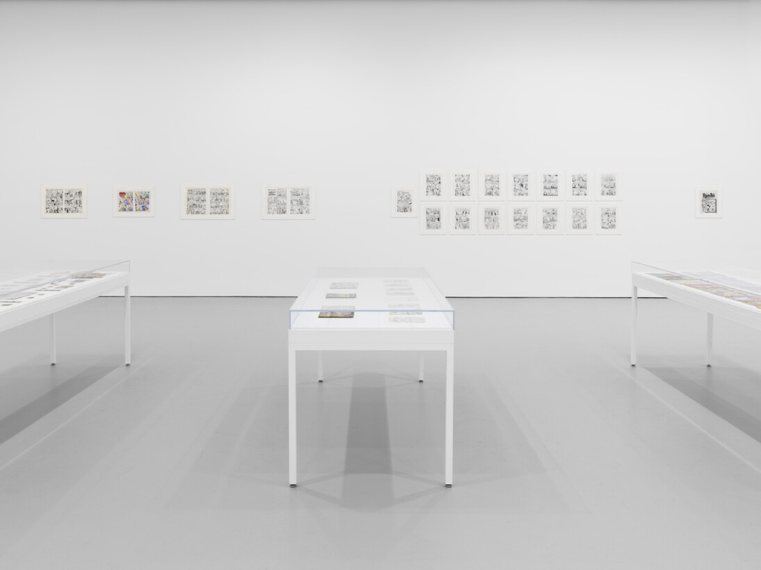 Aline Kominsky-Crumb & R. Crumb, Exhibition view. Courtesy of David Zwirner
