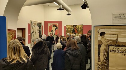 Modernismi. La Venezia Giulia fra liberty e art déco, veduta della mostra. Cortesia di IRCI – Istituto per la Cultura Istriano Fiumano Dalmata