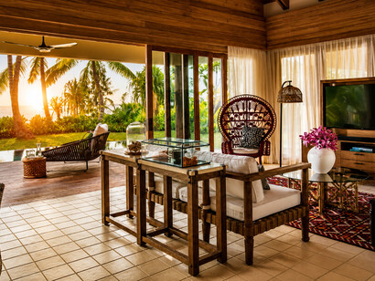 Four Seasons Resort Seychelles at Desroches Island is located on the remote coral shores of Desroches Island in the Outer Islands of Seychelles