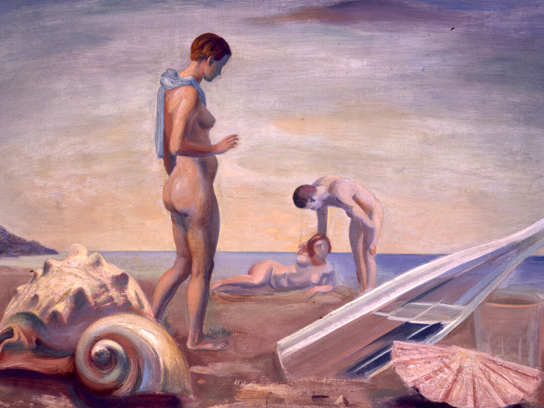 Mario Tozzi, In riva al mare (1935) 
Roma, Galleria d’Arte Moderna © Roma Capitale
