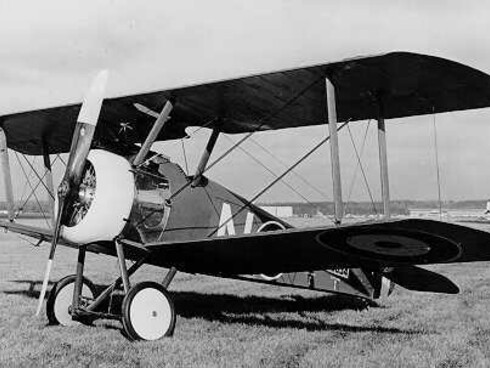 Un Sopwith Camel, caza biplano monoplaza británico de la Primera Guerra Mundial